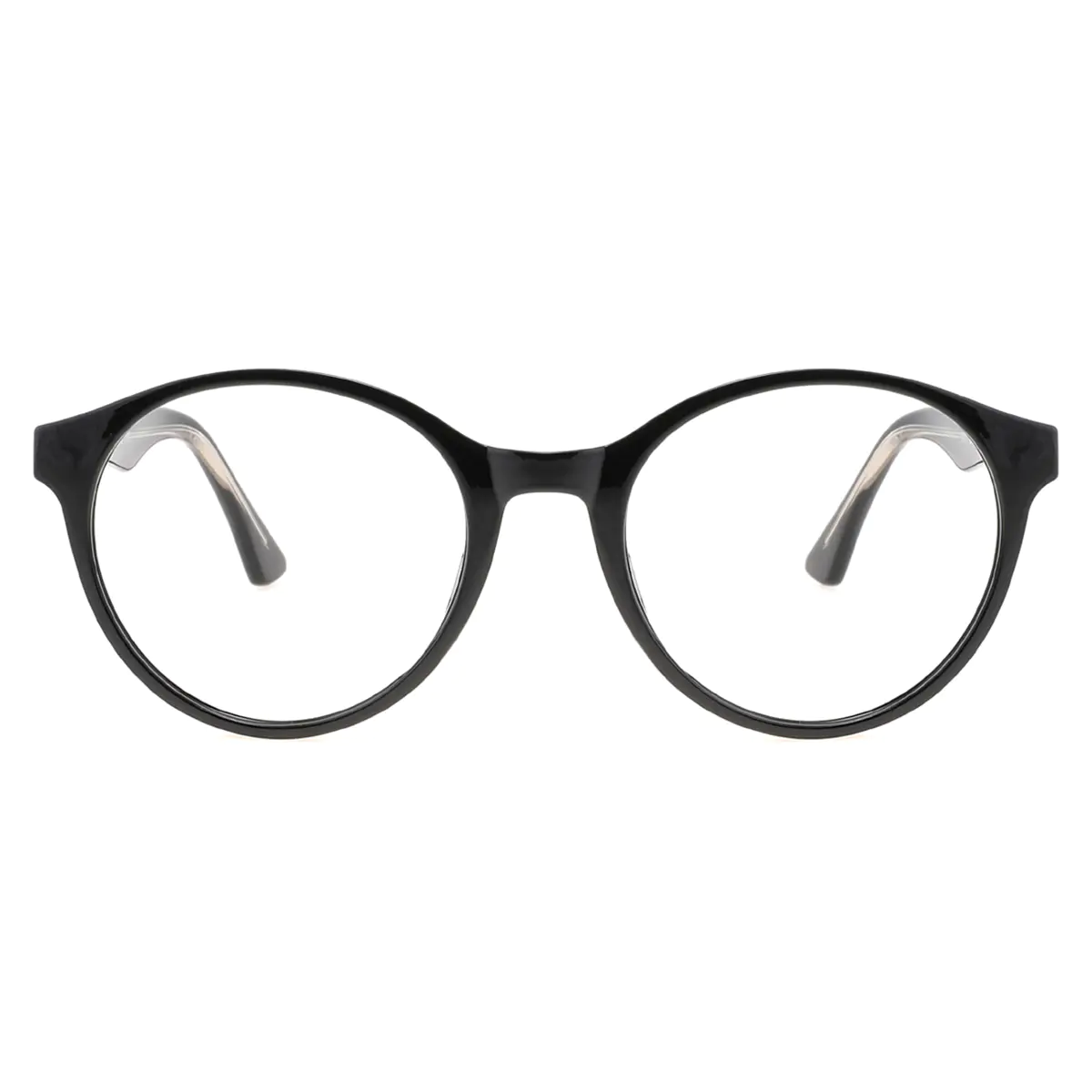 Oval Black Eyeglasses