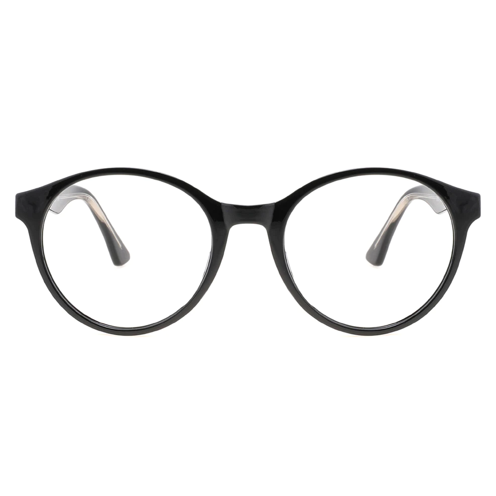 Oval Black Eyeglasses
