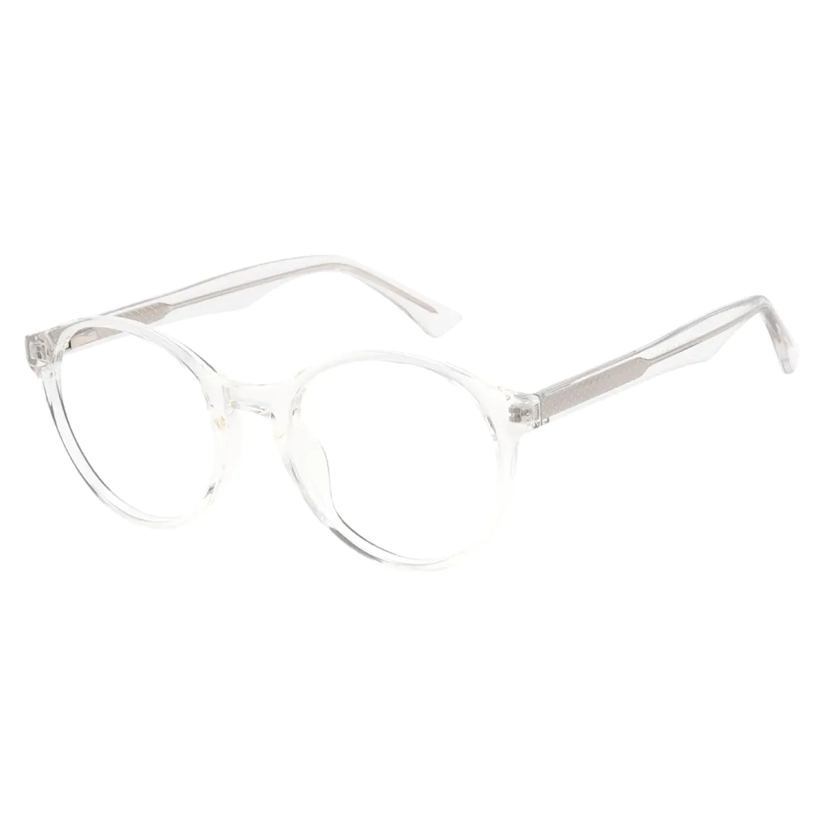 Oval Clear Eyeglasses