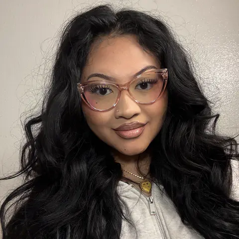 Cat-eye Transparent Pink Eyeglasses