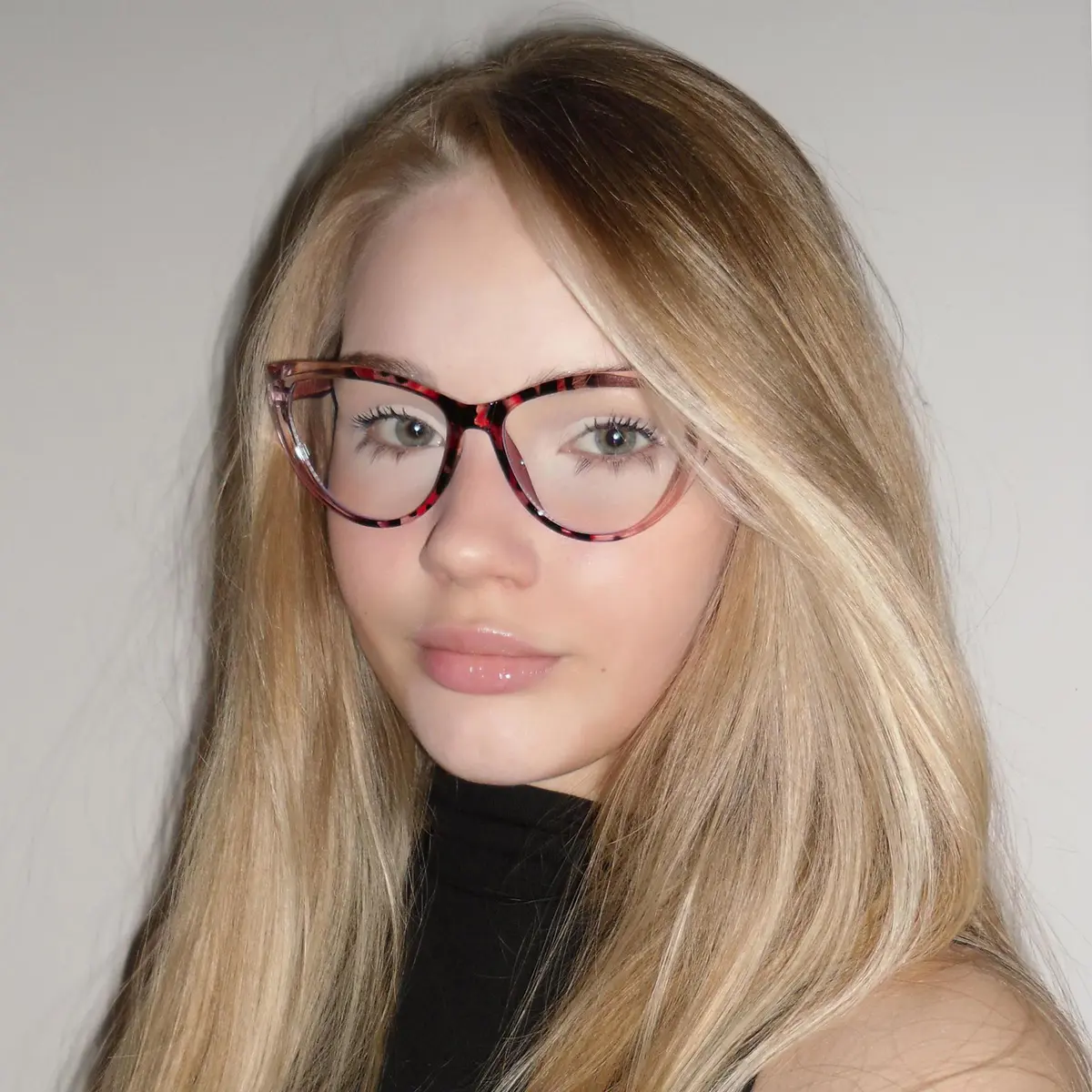 Cat-eye Pink Eyeglasses