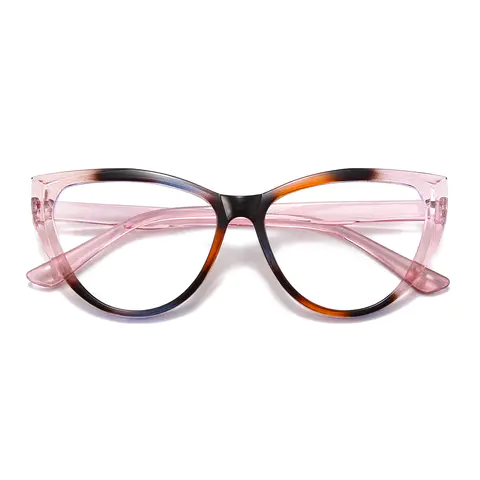 Cat-eye Tortoiseshell/Pink Eyeglasses