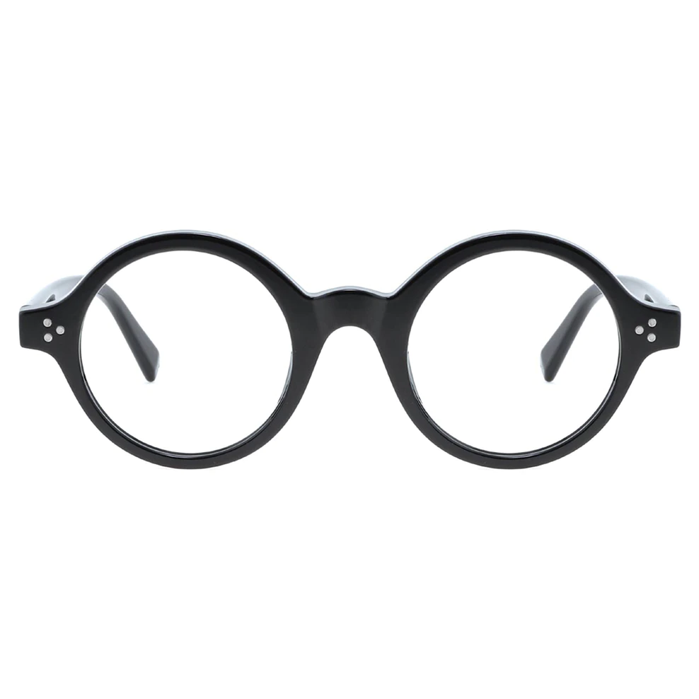 Round Black Eyeglasses