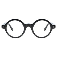 Round Black Eyeglasses