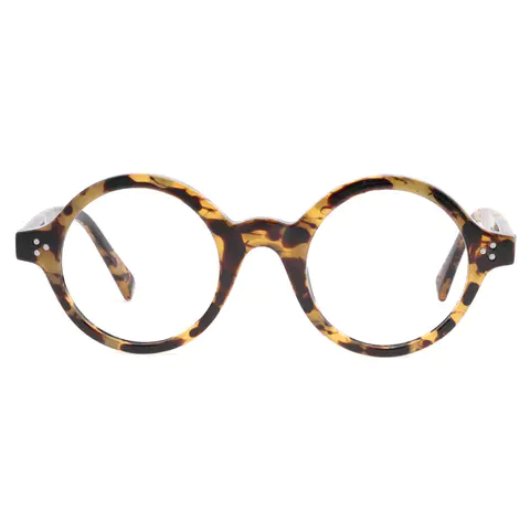 Round Tortoiseshell Eyeglasses