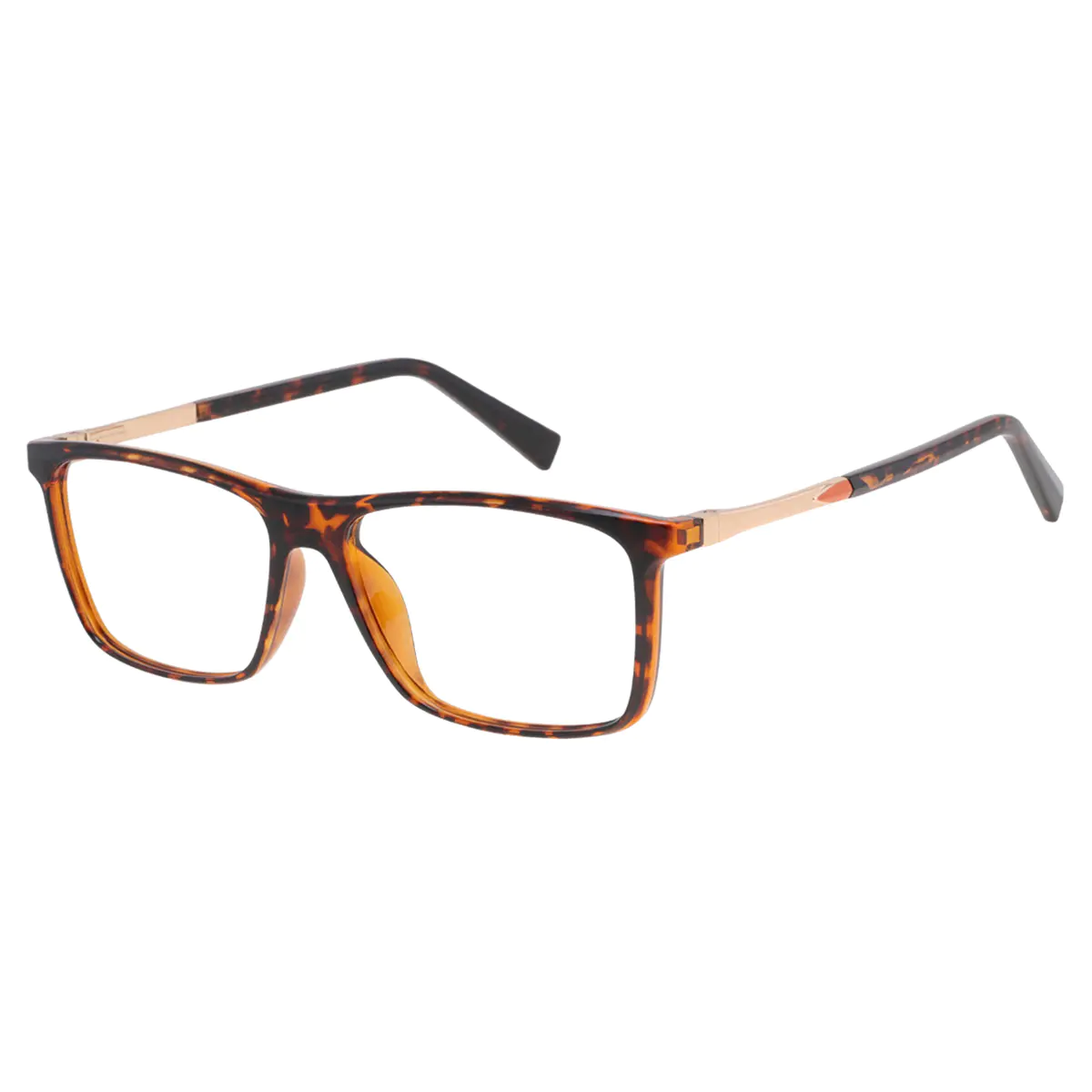 Rectangle Tortoiseshell Eyeglasses