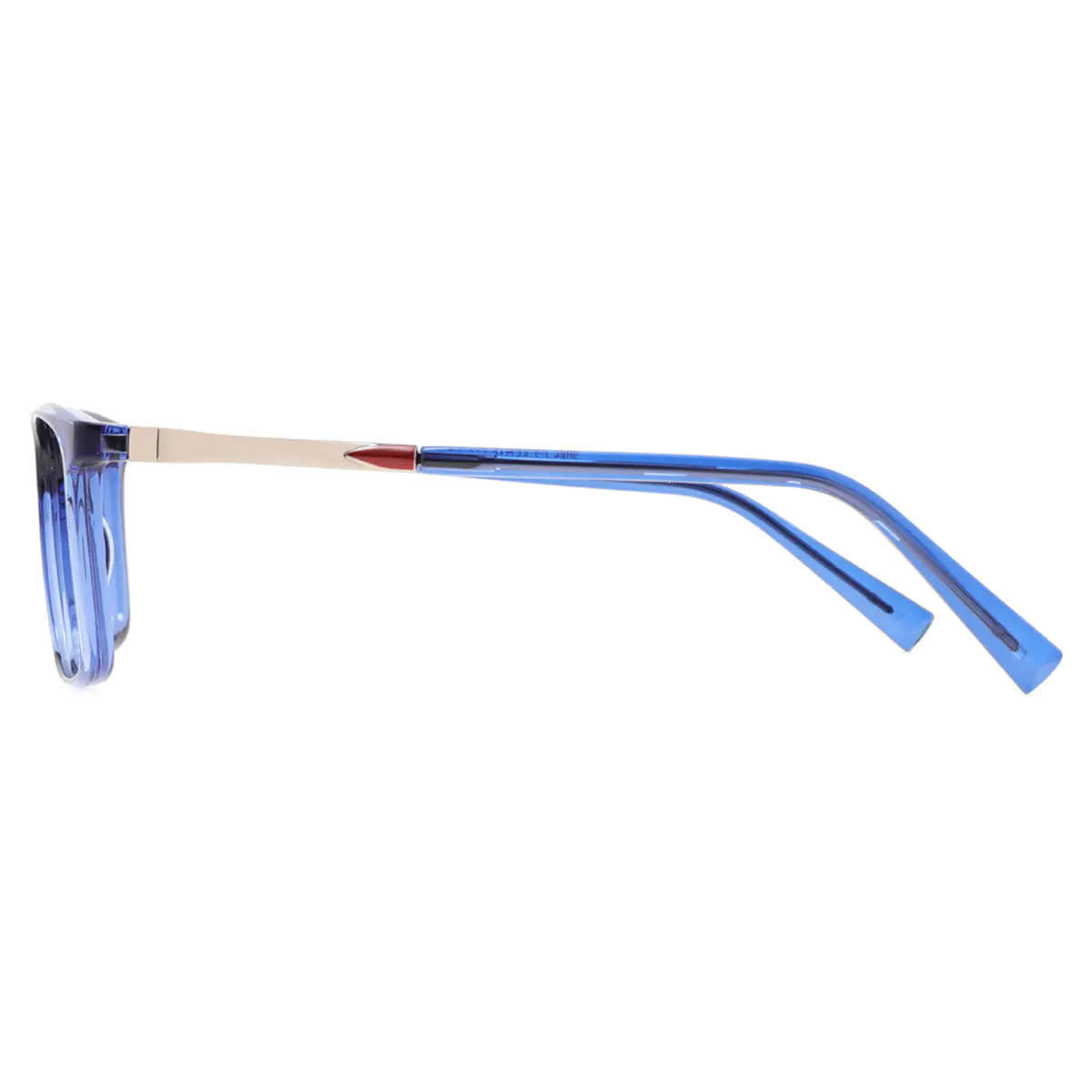 Rectangle Blue Eyeglasses