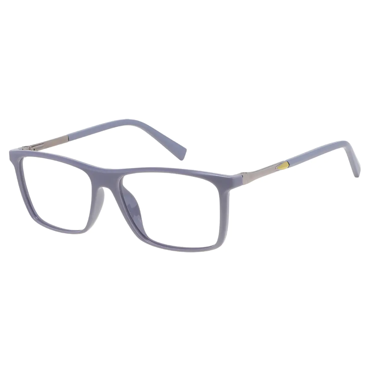 Rectangle Grey Eyeglasses