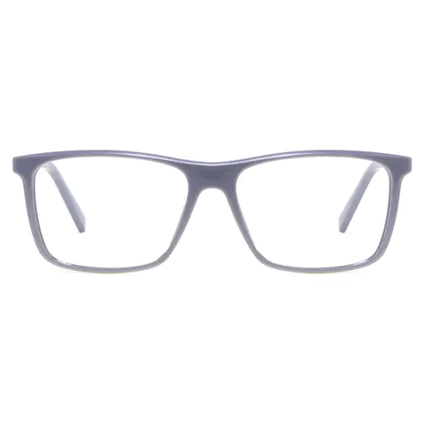 Rectangle Grey Eyeglasses