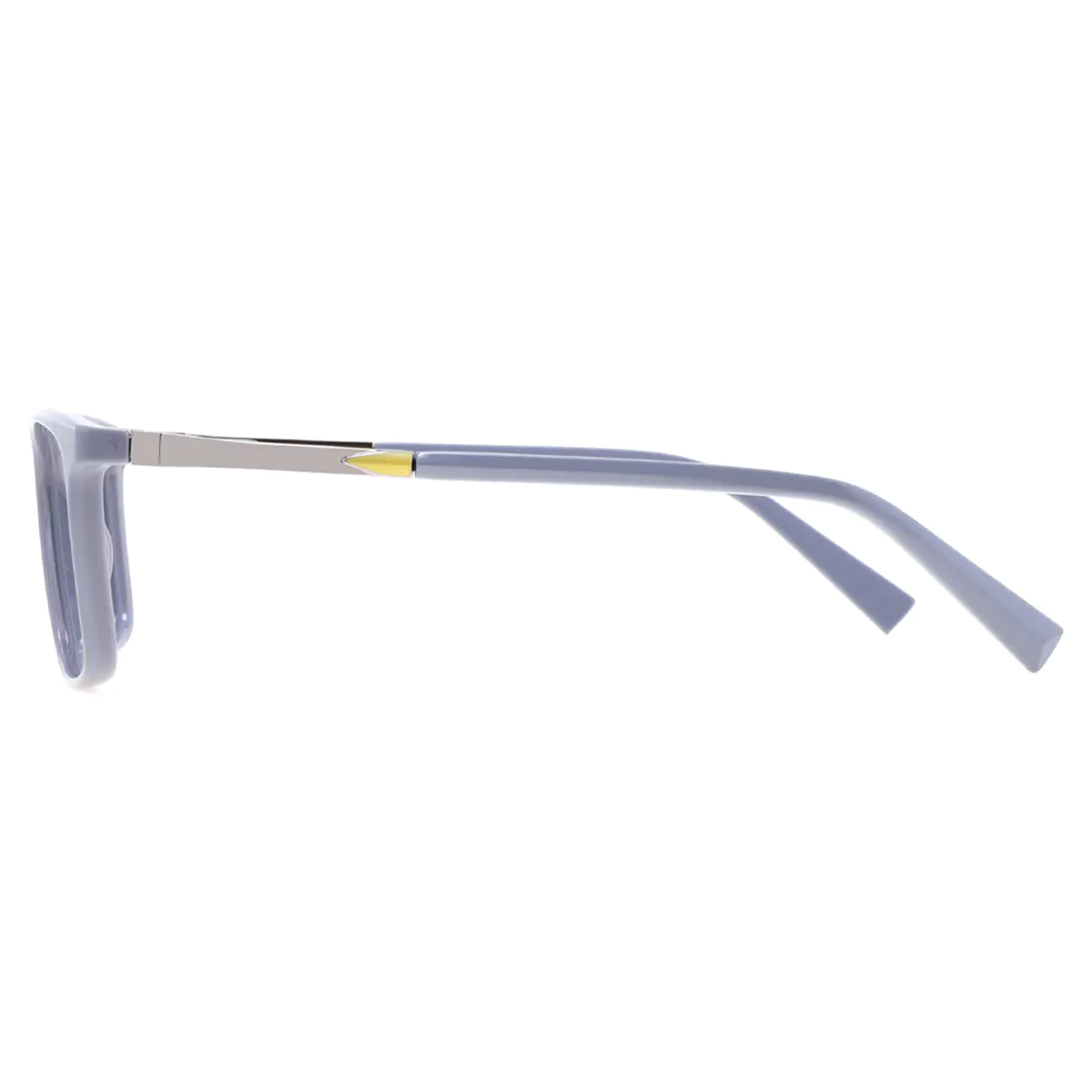 Rectangle Grey Eyeglasses