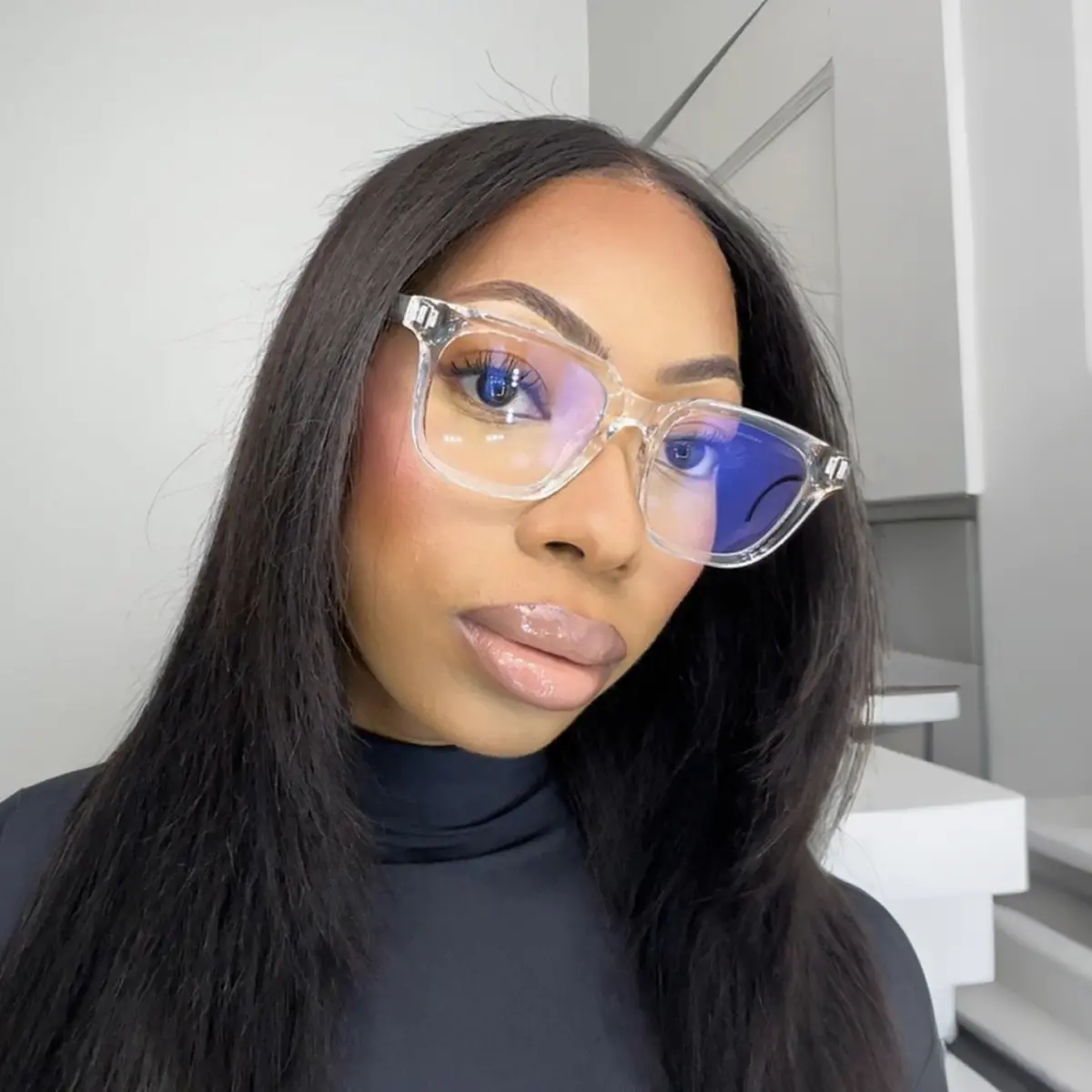 Square Clear Eyeglasses