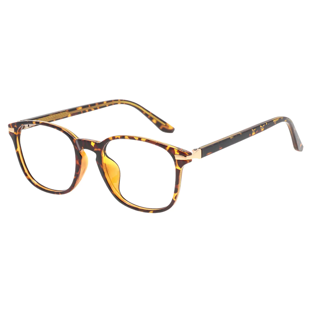 Square Tortoiseshell Eyeglasses