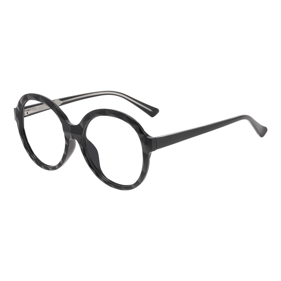 Round Black Eyeglasses