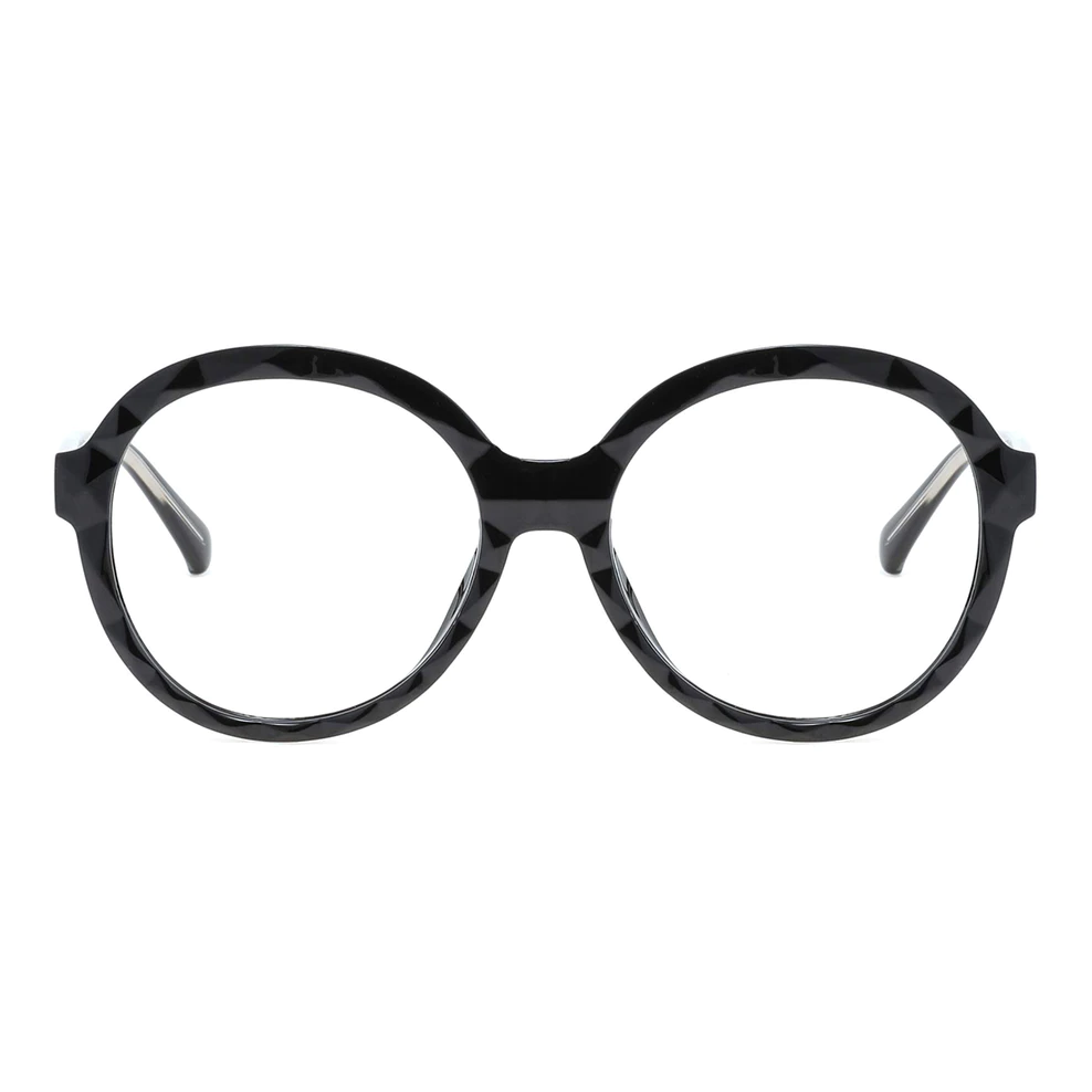 Round Black Eyeglasses
