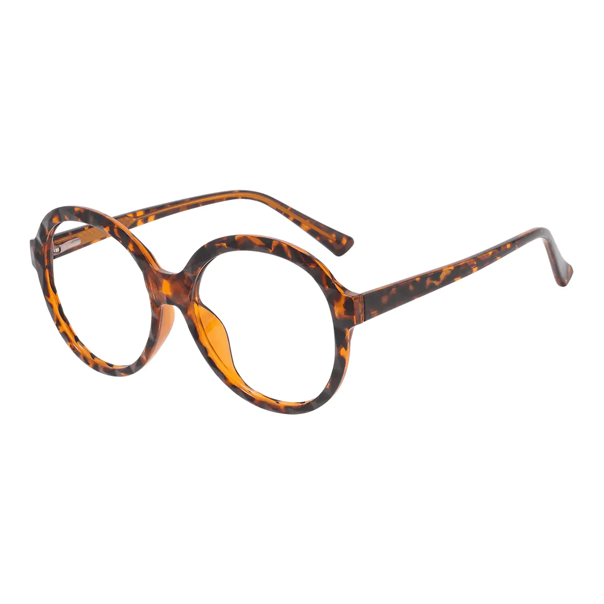 Round Tortoiseshell Eyeglasses