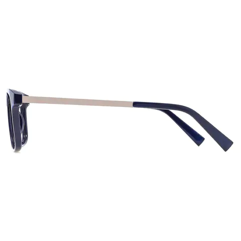 Rectangle Blue Eyeglasses