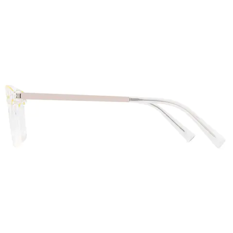 Rectangle Clear Eyeglasses