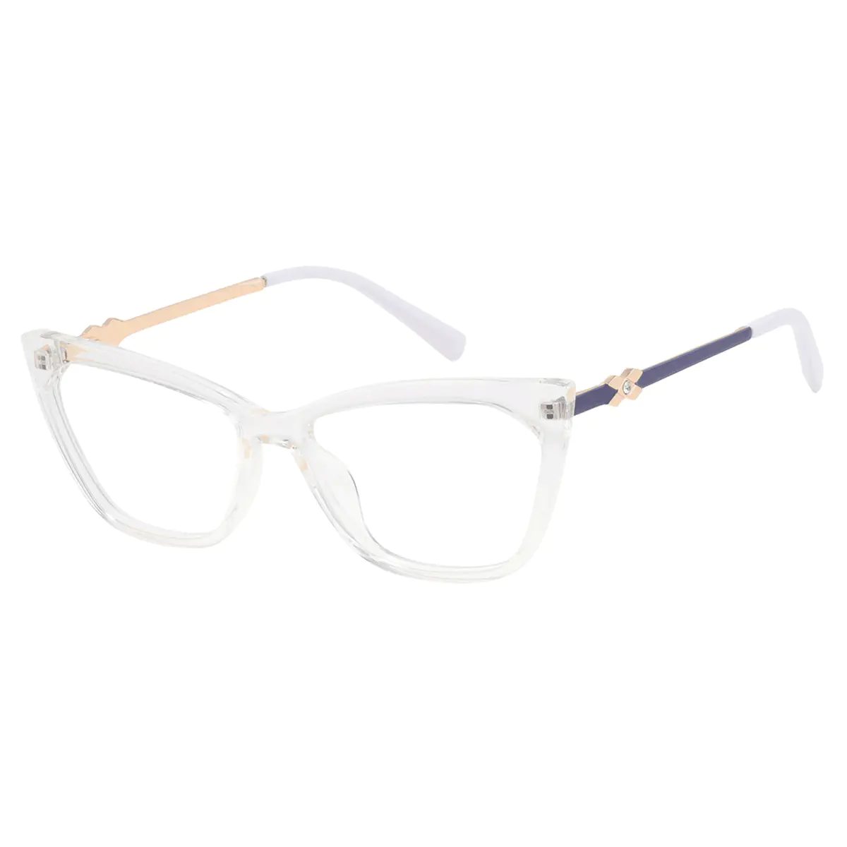 Cat-eye Clear Eyeglasses