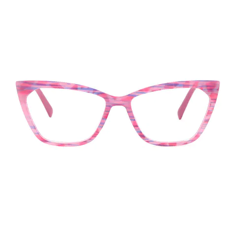 Cat-eye Pink Tortoiseshell Eyeglasses