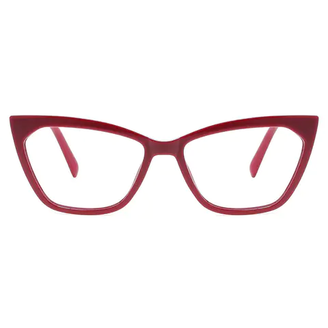 Cat-eye Red Eyeglasses