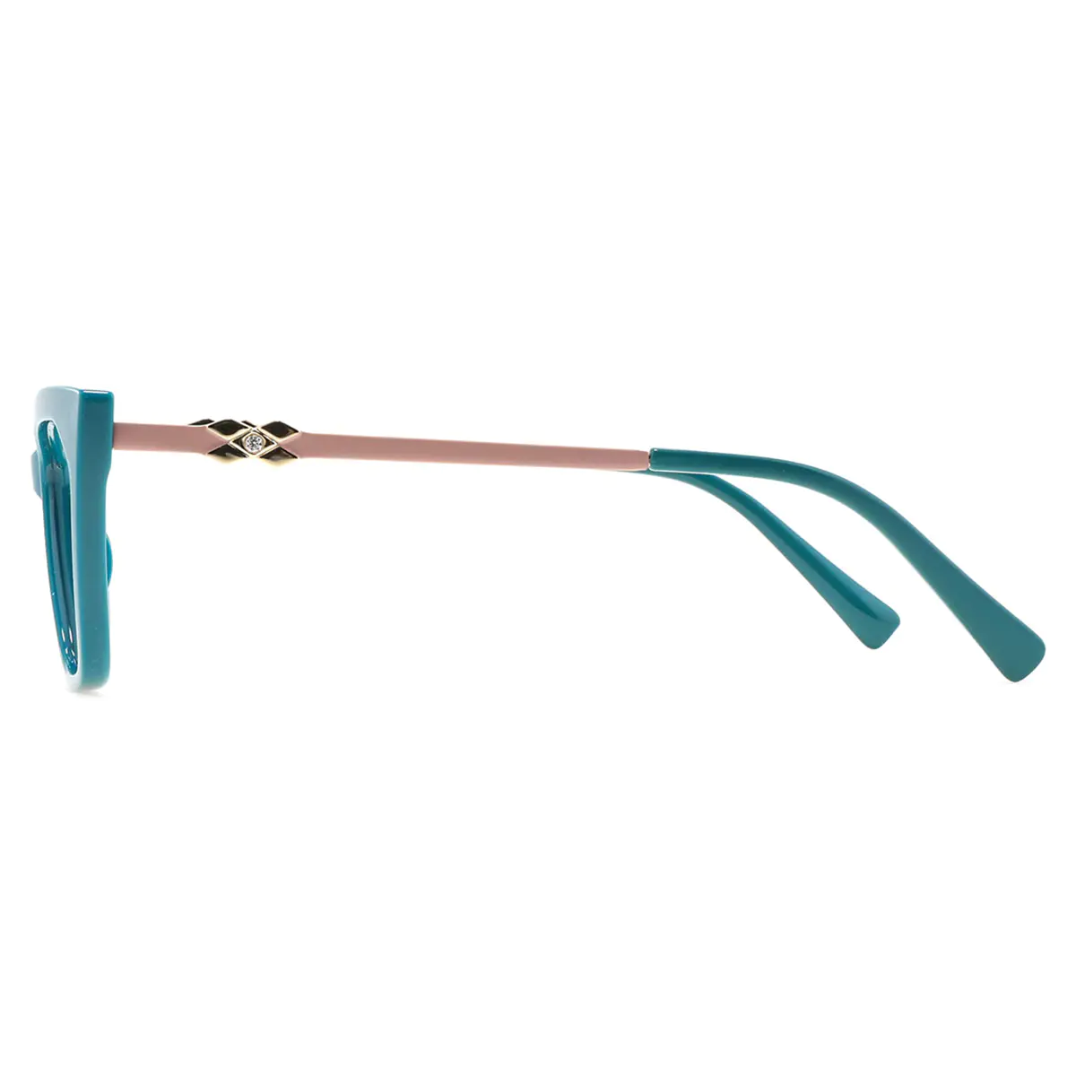 Cat-eye Green Eyeglasses