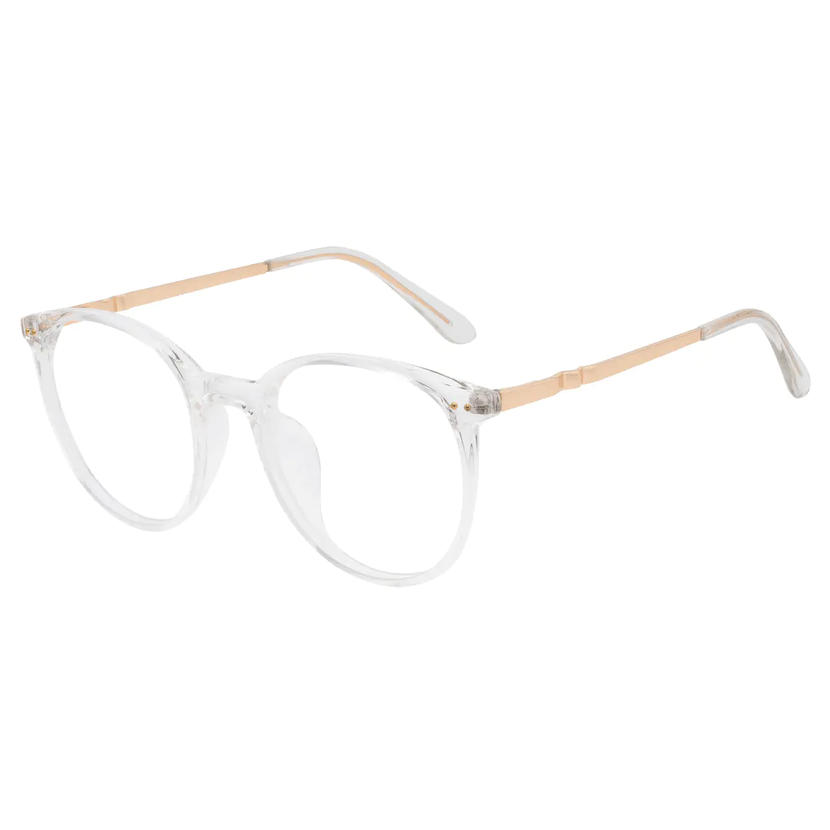 Oval Clear Eyeglasses