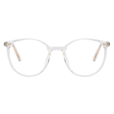 Oval Clear Eyeglasses