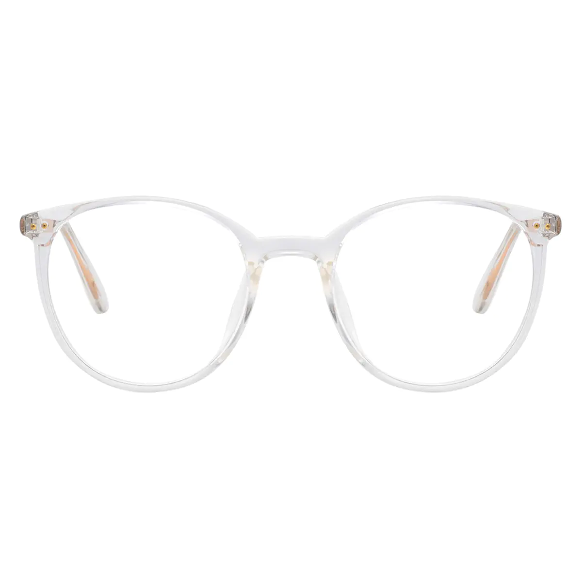 Oval Clear Eyeglasses