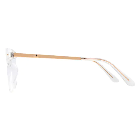 Oval Clear Eyeglasses