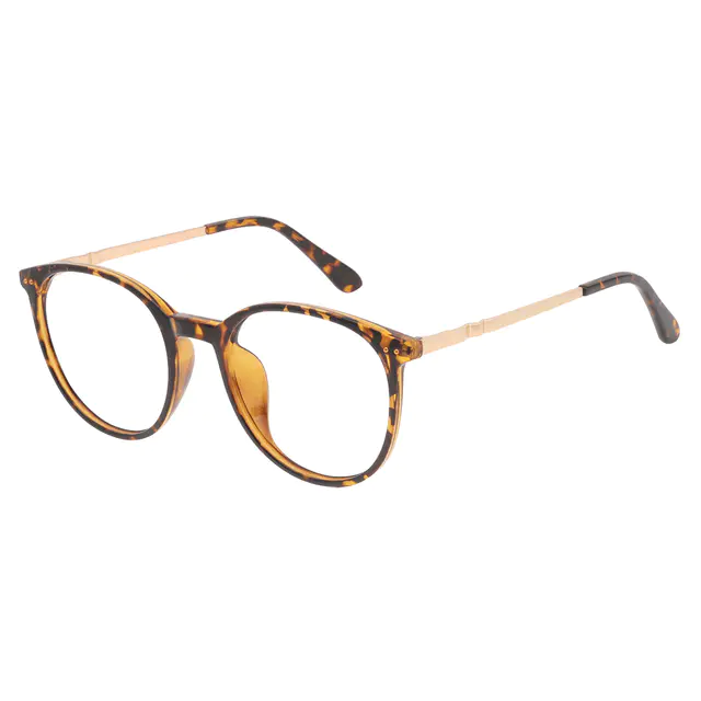 Oval Tortoiseshell Eyeglasses