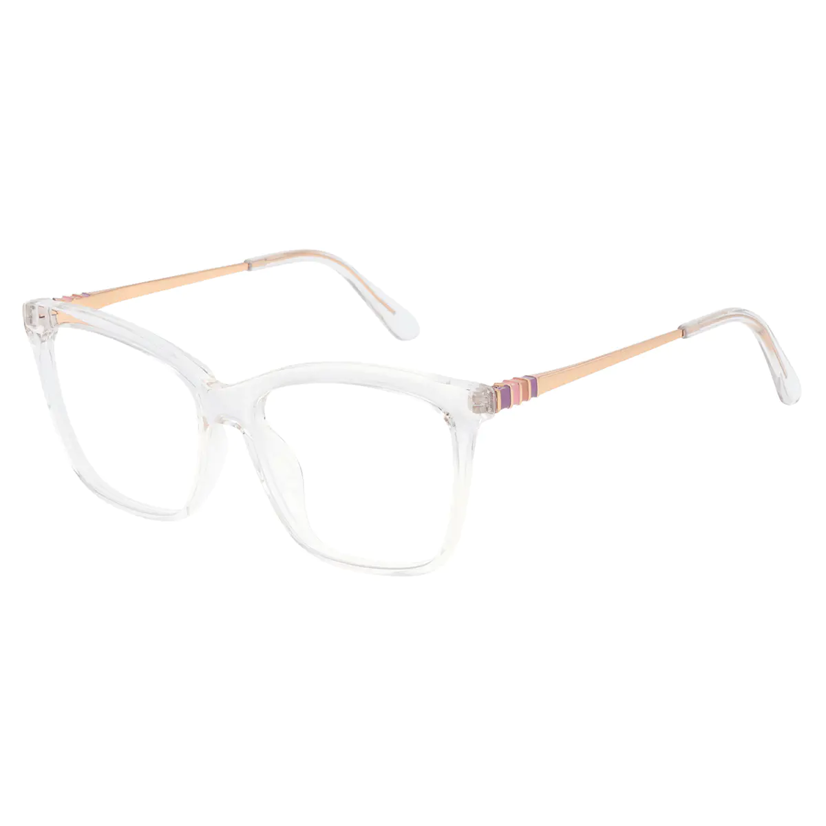 Rectangle Clear Eyeglasses