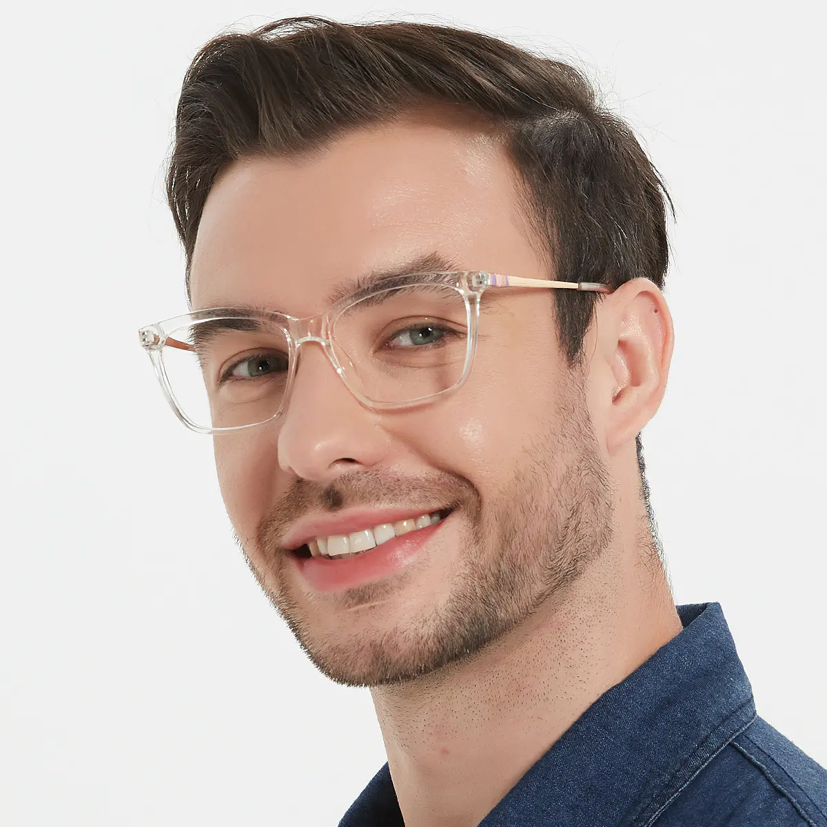Rectangle Clear Eyeglasses