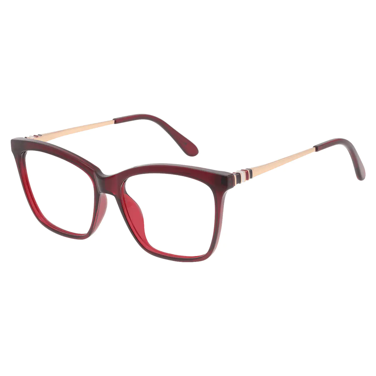 Rectangle Wine Eyeglasses