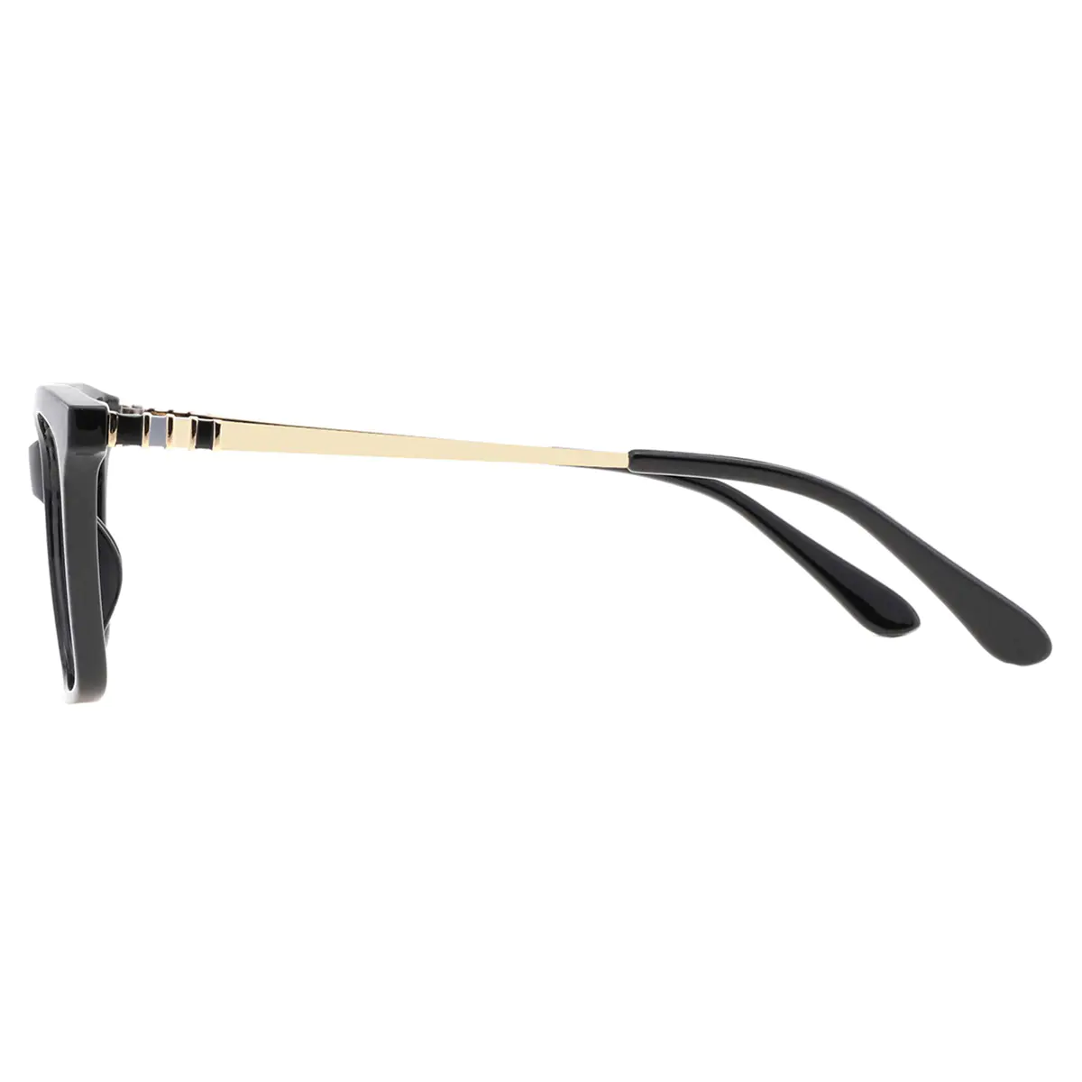 Rectangle Matte Black Eyeglasses