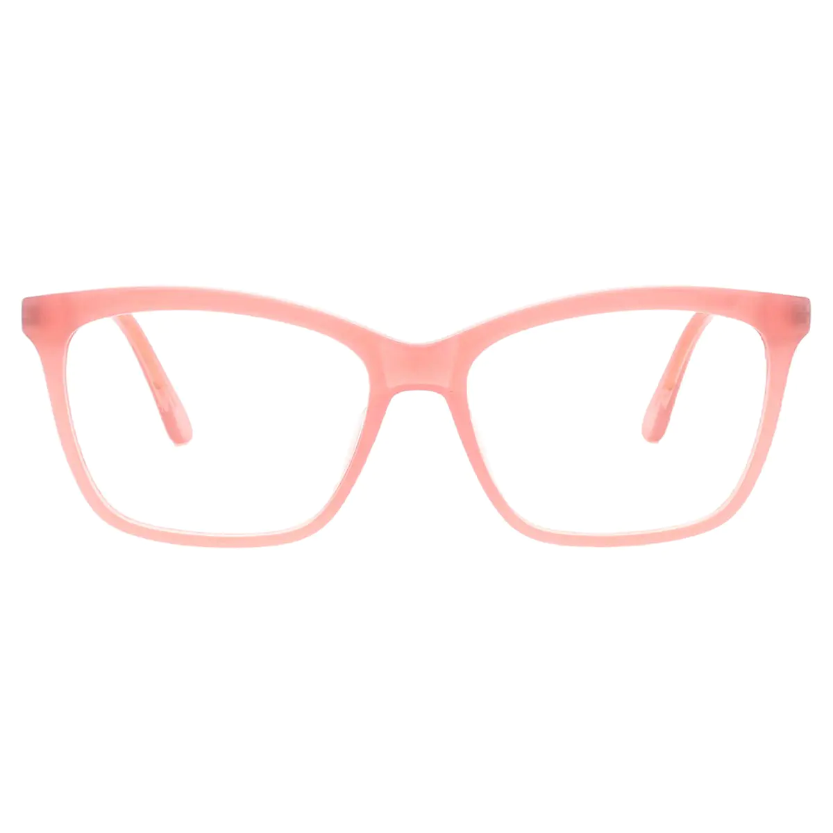 Rectangle Pink Eyeglasses