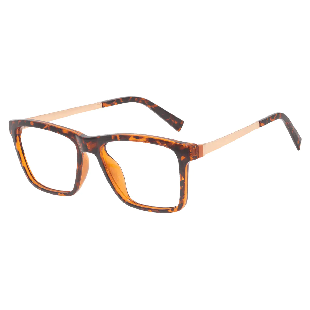 Rectangle Tortoiseshell Eyeglasses