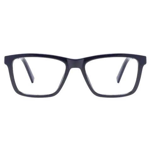 Rectangle Blue Eyeglasses
