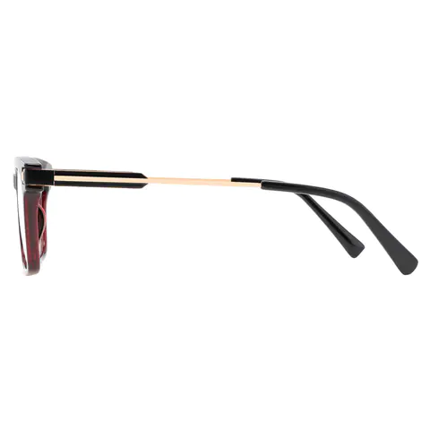 Rectangle Wine Eyeglasses