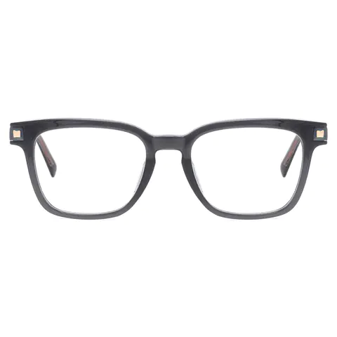 Rectangle Grey Eyeglasses