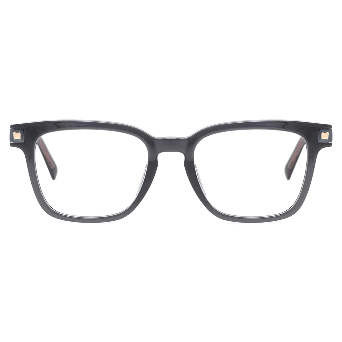 Rectangle Grey Eyeglasses