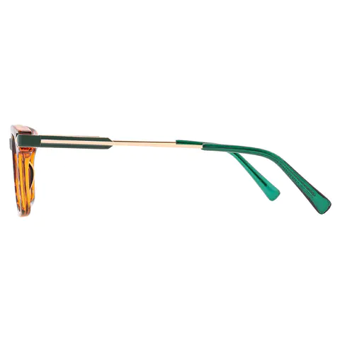 Rectangle Tortoiseshell Eyeglasses