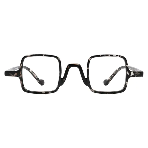 Square Black Reading Glasses