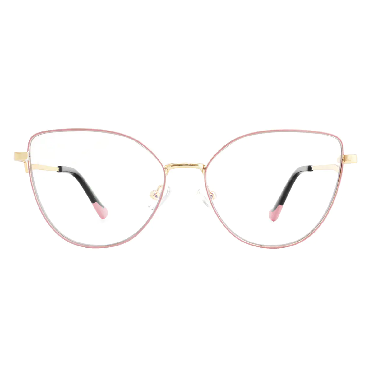 Square Pink/Gold Eyeglasses