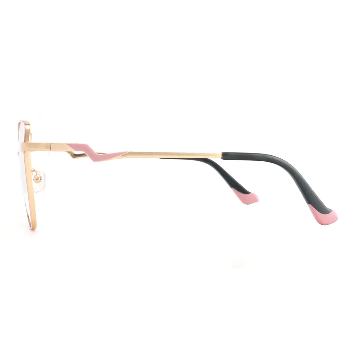 Square Pink/Gold Eyeglasses