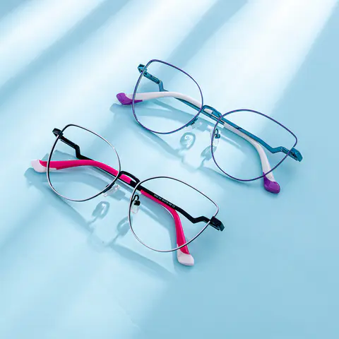 Square Black Eyeglasses
