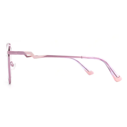 Square Purple Eyeglasses