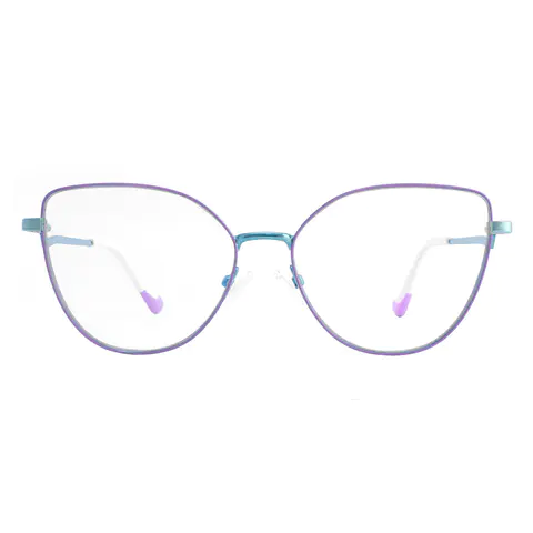 Square Blue Eyeglasses