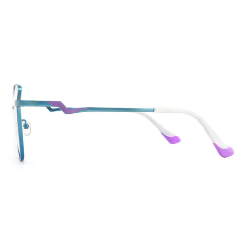 Square Blue Eyeglasses