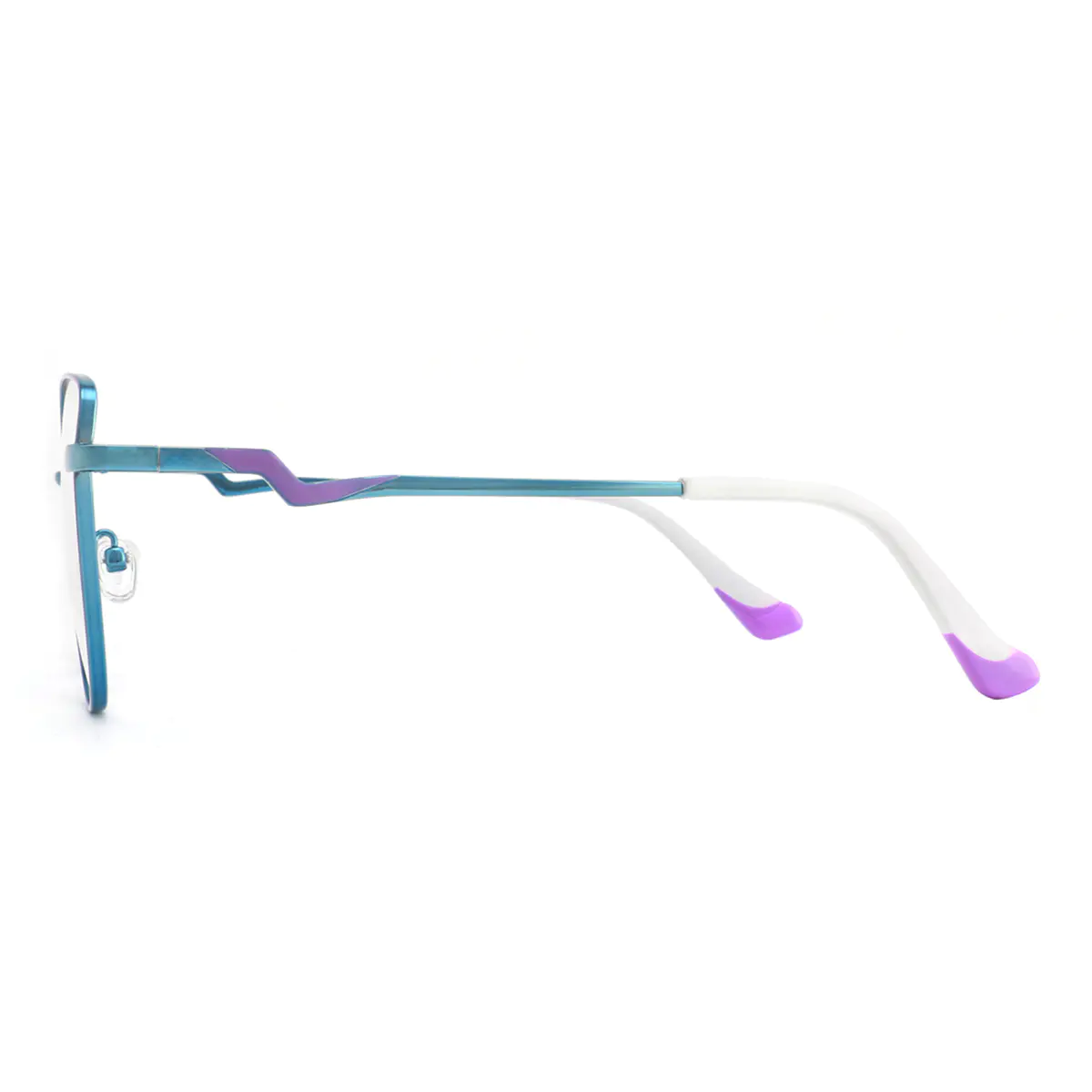 Square Blue Eyeglasses