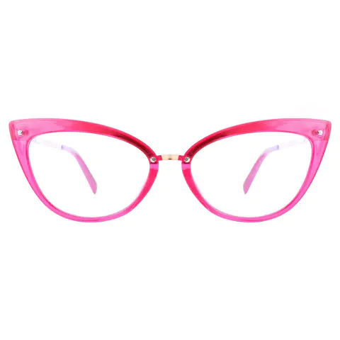 Cat-eye Red/Pink Eyeglasses
